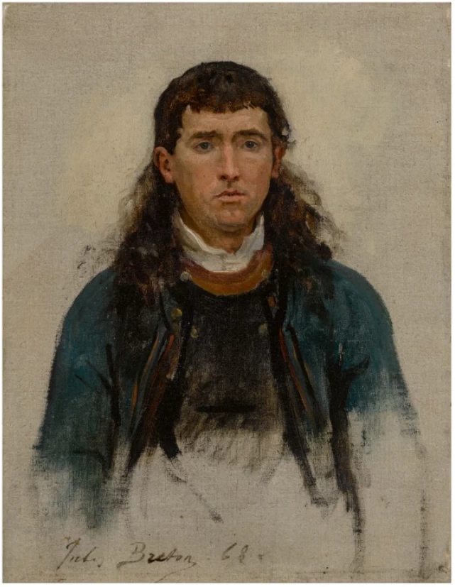 Ritratto di uomo, studio per il perdono, 1868